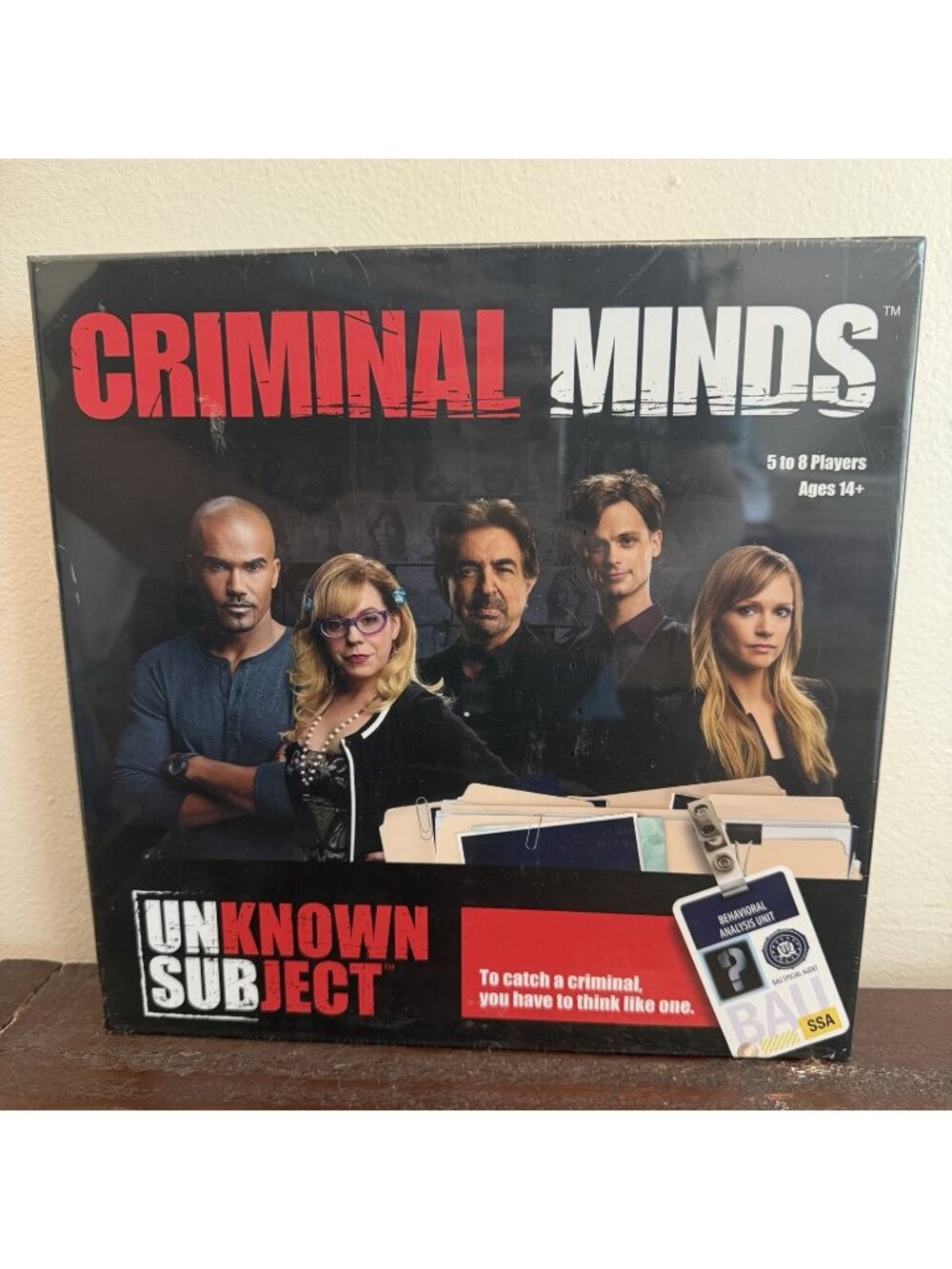 Criminal Minds Unknown Subject Board Game Sealed Complete Ages 14+ 5-8 Players